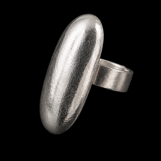 Bague Dôme — Argent Massif 999