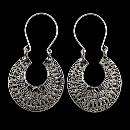 Boucles d'oreilles Tafra — Argent Massif 999