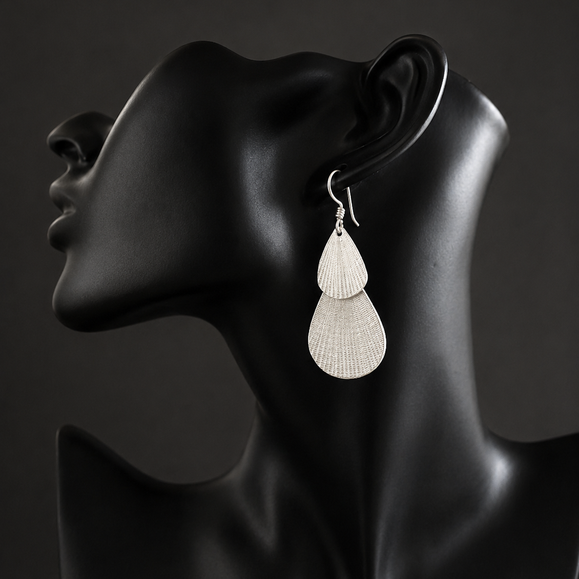 Boucles d'oreilles Maré — Argent Massif 999