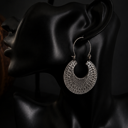 Boucles d'oreilles Tafra — Argent Massif 999