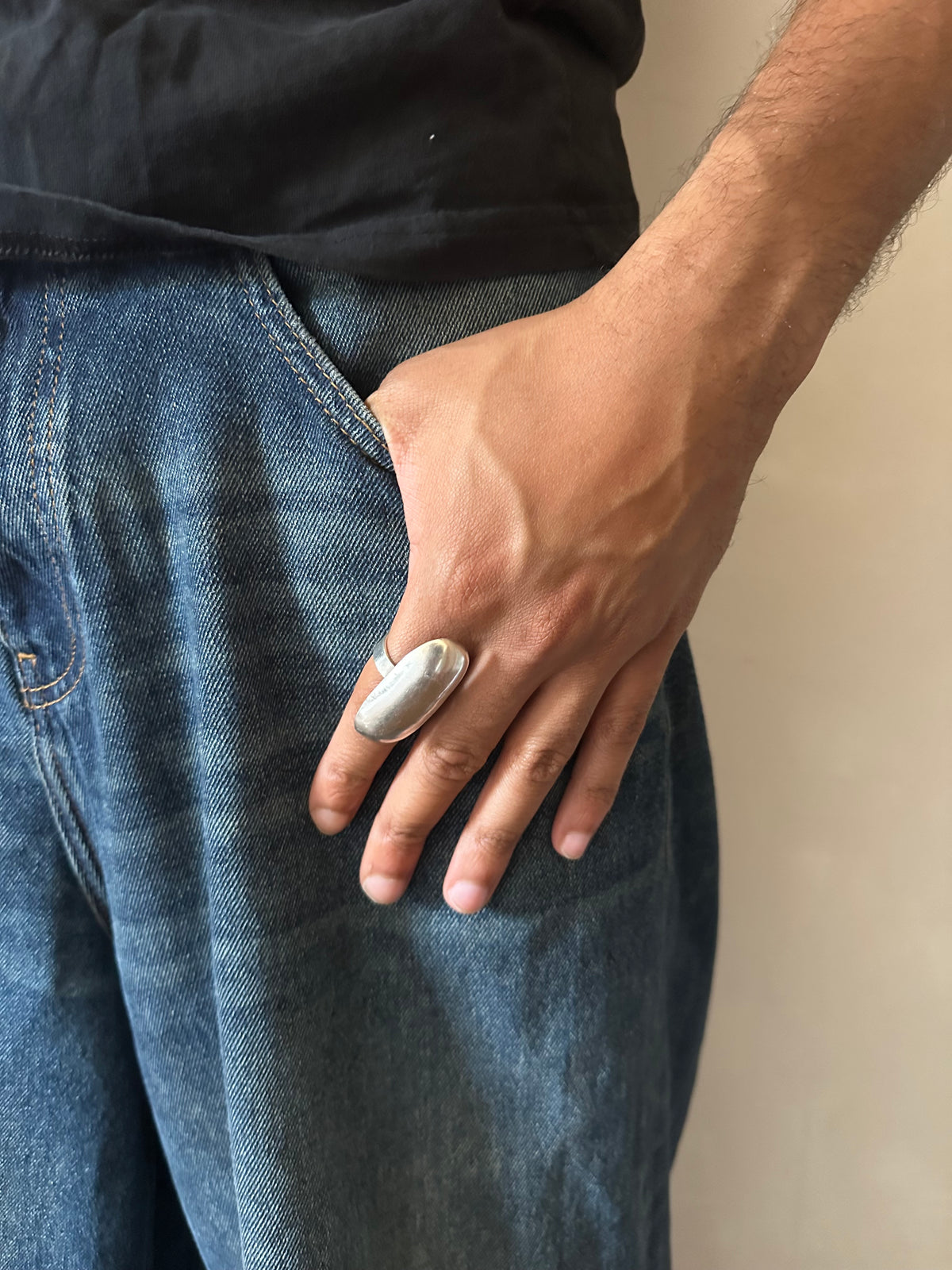 Bague Dôme — Argent Massif 999