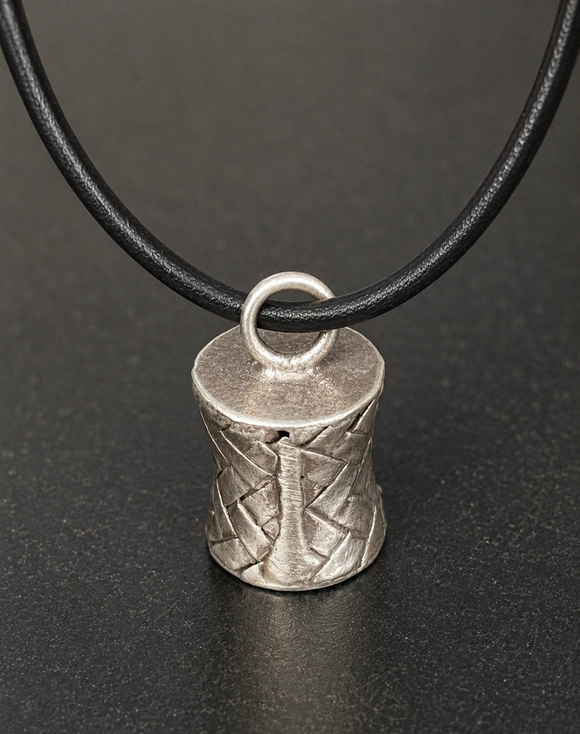 Pendentif Tam-Tam Tressé — Argent Massif 999