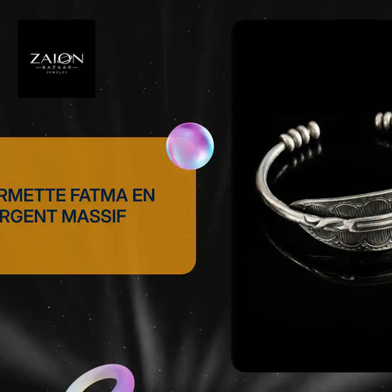 Gourmette Fatma en Argent Massif by@Outfy