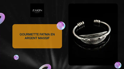 Gourmette Fatma en Argent Massif by@Outfy