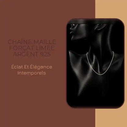 Cha&icirc;ne maille For&ccedil;at lim&eacute;e Argent 925 by@Outfy