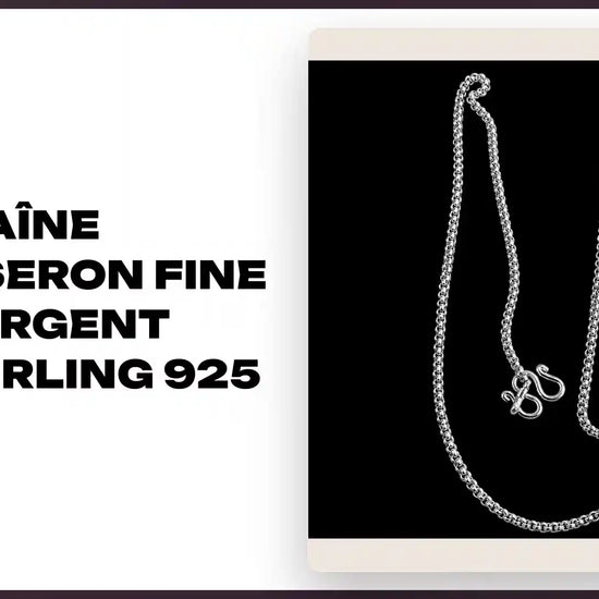 Cha&icirc;ne Jaseron Fine &mdash; Argent Sterling 925 by@Outfy