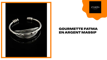 Gourmette Fatma en Argent Massif by@Outfy