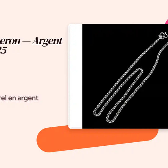Cha&icirc;ne Jaseron &mdash; Argent Sterling 925 by@Outfy